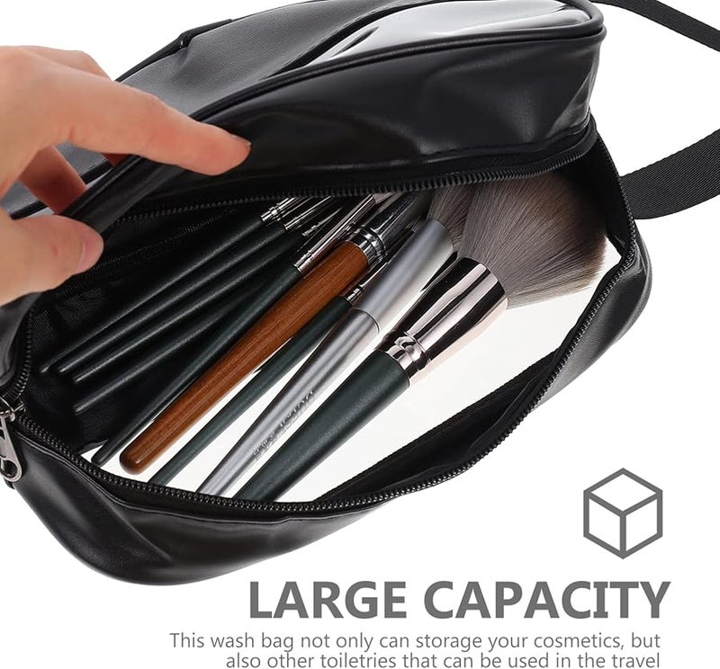 3pcs Transparent Toiletry Organizer Bag Portable Travel Makeup Storage - Image 5
